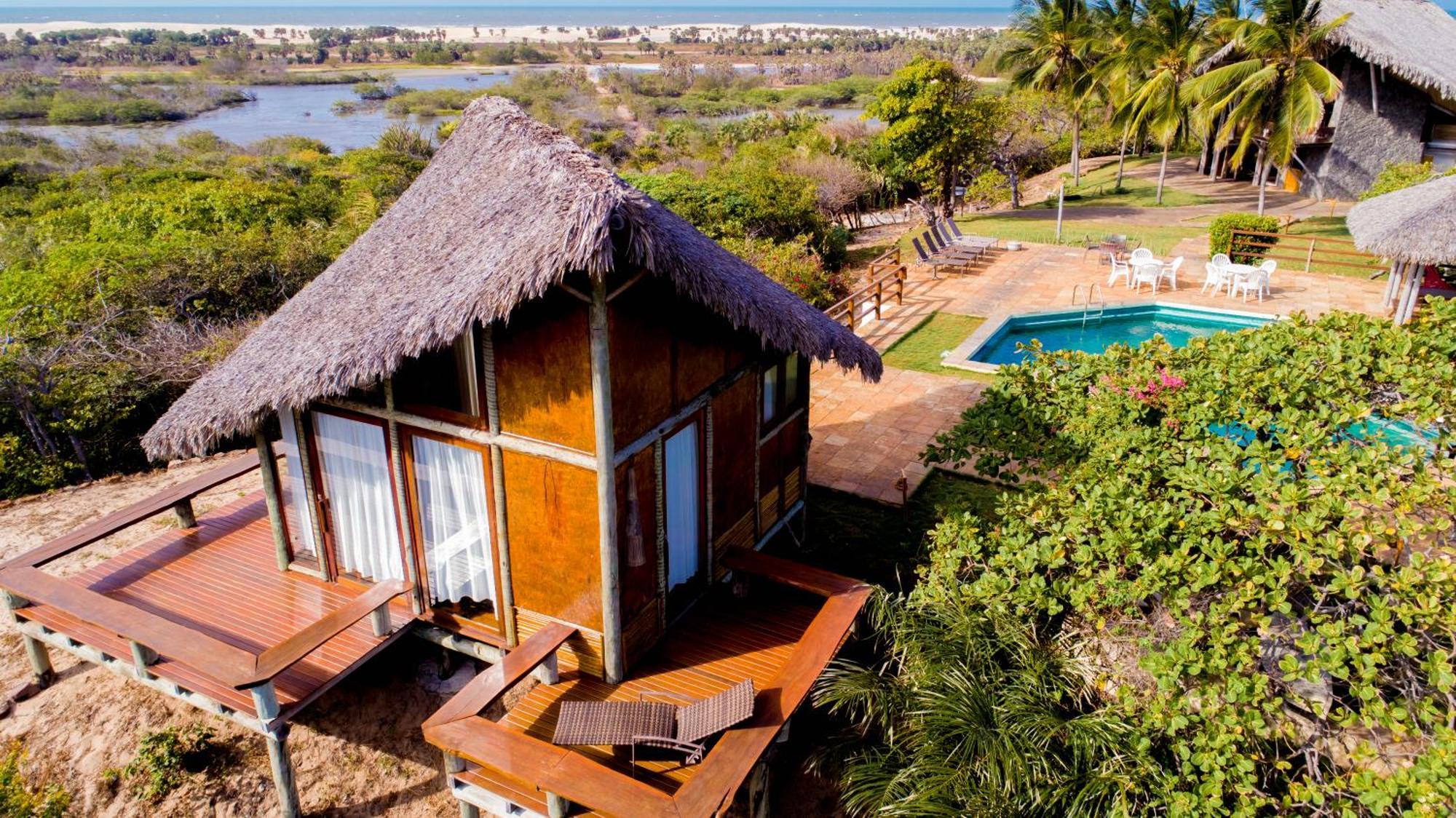 Ilha Dos Poldros Hotell Araioses Exteriör bild